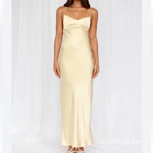 Hello Molly THE SAMARA SATIN MAXI DRESS